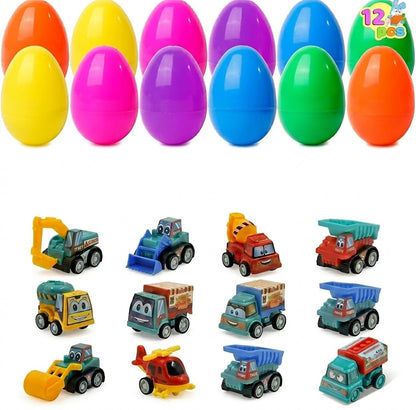 12 Pcs Prefilled Easter Eggs | Share the Joy: Perfect for Family Easter Hunts.