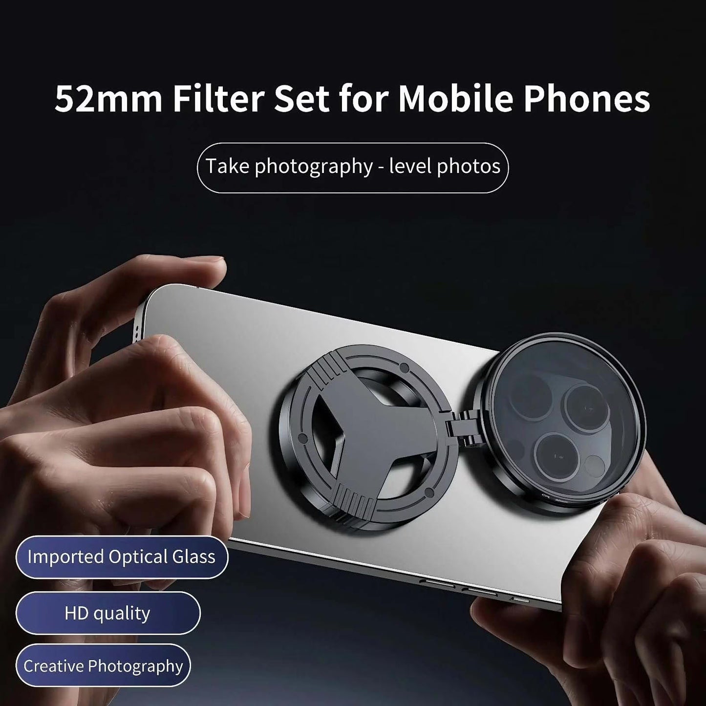 MagSafe 52mm Phone Camera Filter Adapter Ring